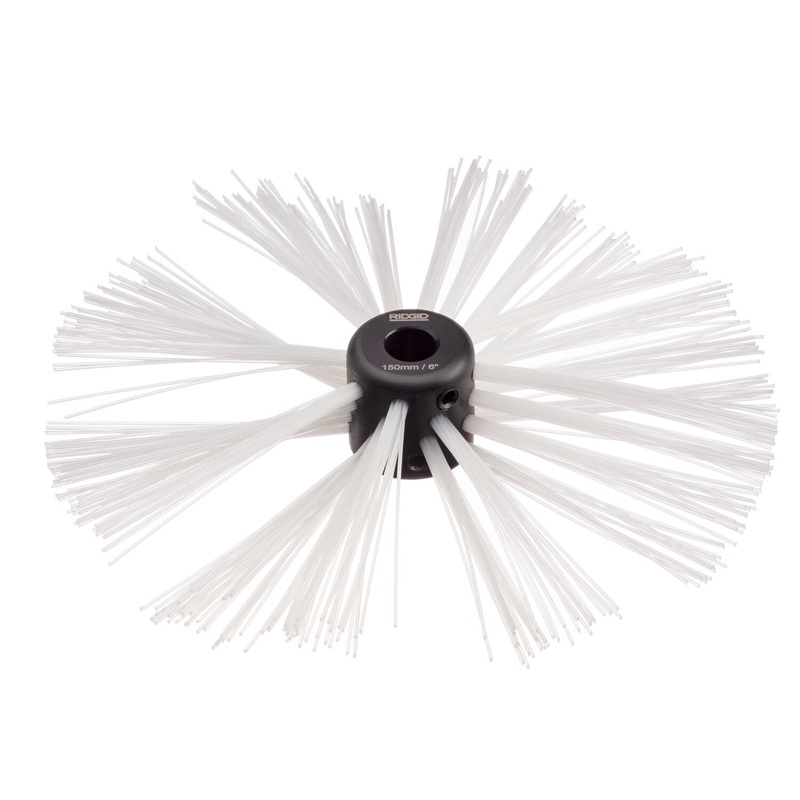 Ridgid 68968 6" (150mm) nylon brush for 3/8" (10mm) cable