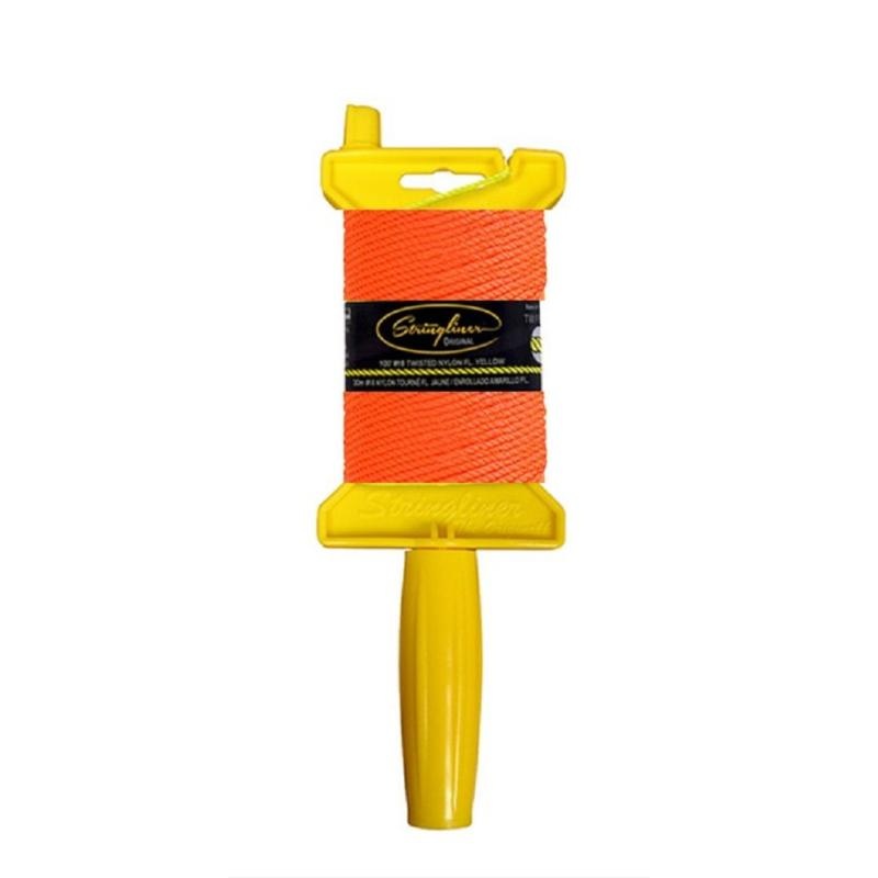 US Tape 11159 Stringliner Original Masons Line Reels Fluorescent Orange  100 Feet