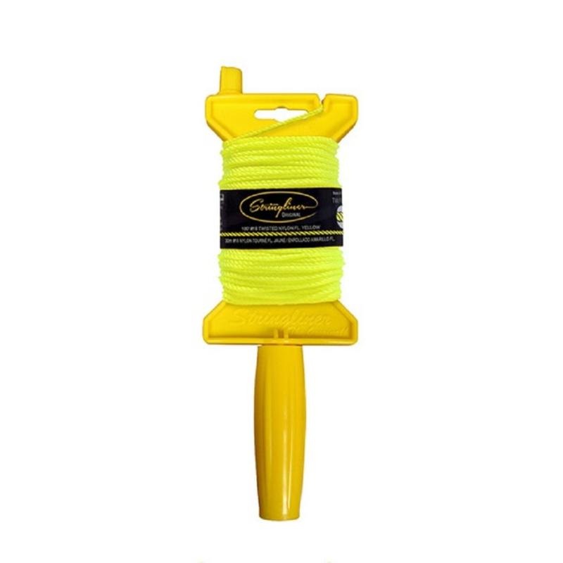 US Tape 11165 Stringliner Original Masons Line Reels Fluorescent Yellow  100 Feet
