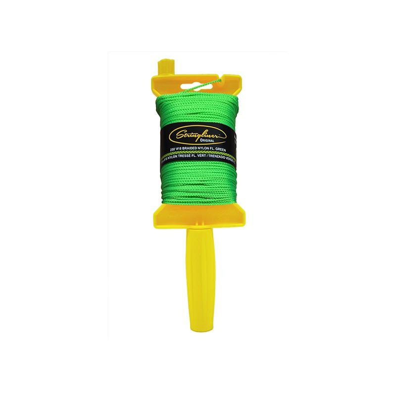 US Tape 11468 Stringliner Original BRAIDED FL. GREEN 250 Feet