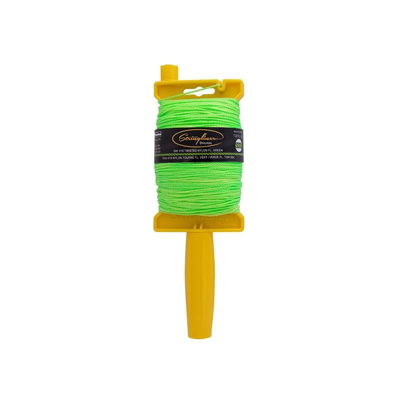 US Tape 11715 Stringliner Original TWISTED Fluorescent Green 500 Feet