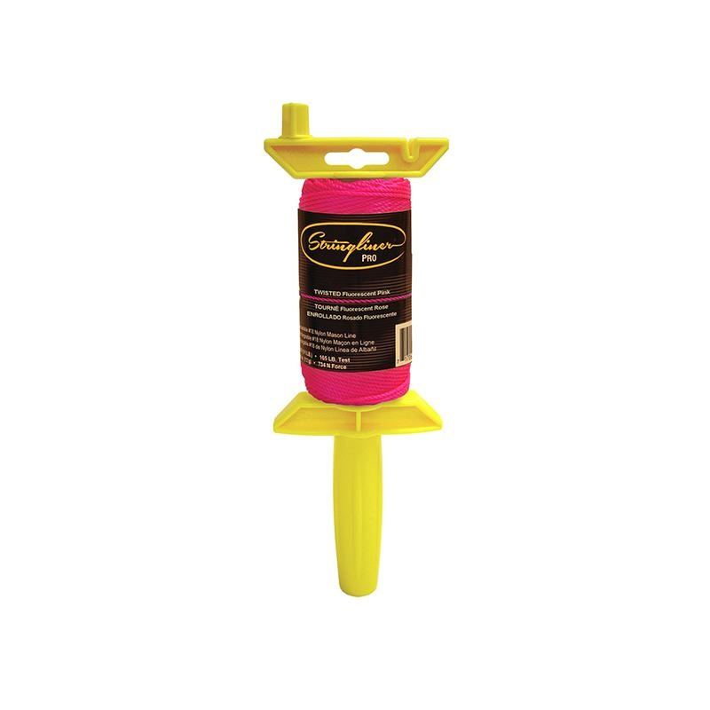 US Tape 25009 Stringliner Pro Twisted Fluorescent Pink 135 ft