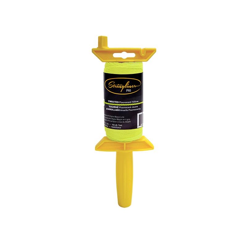 US Tape 25012 Stringliner Pro Twisted Fluorescent Yellow 135 ft