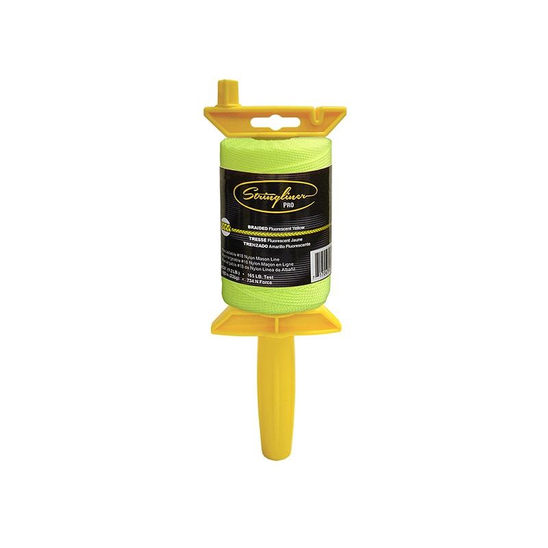 US Tape 25465 Stringliner Pro Braided Fluorescent Yellow 500ft