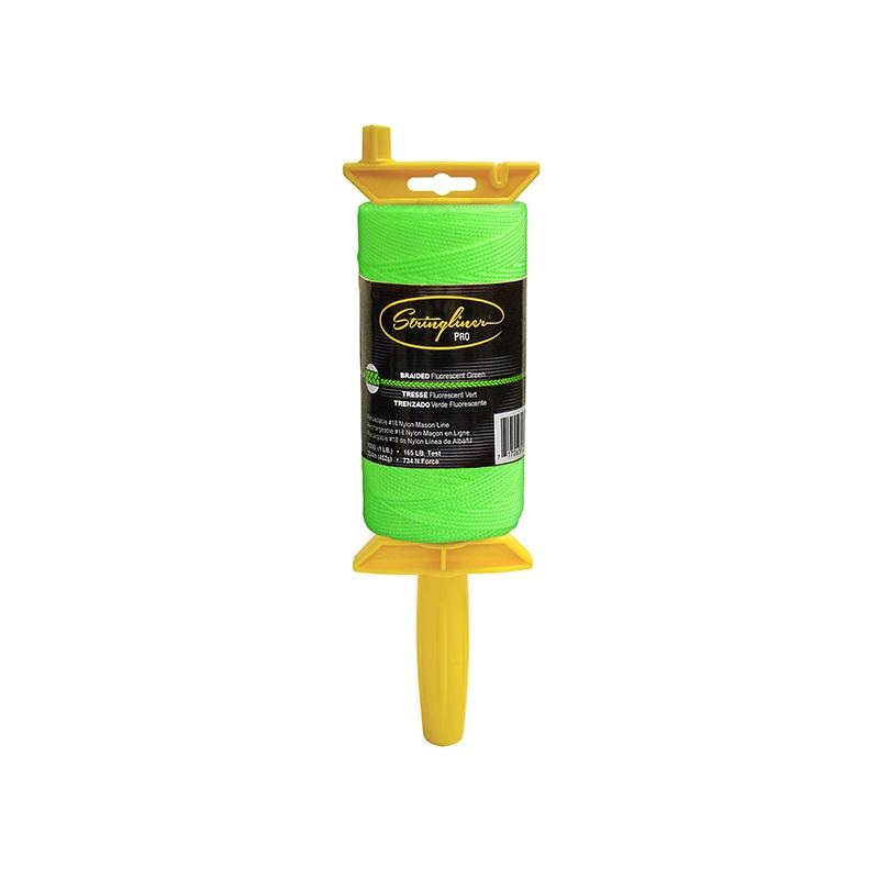 US Tape 25768 Stringliner Pro Masons Line Reels Fluorescent Green 1000 Feet