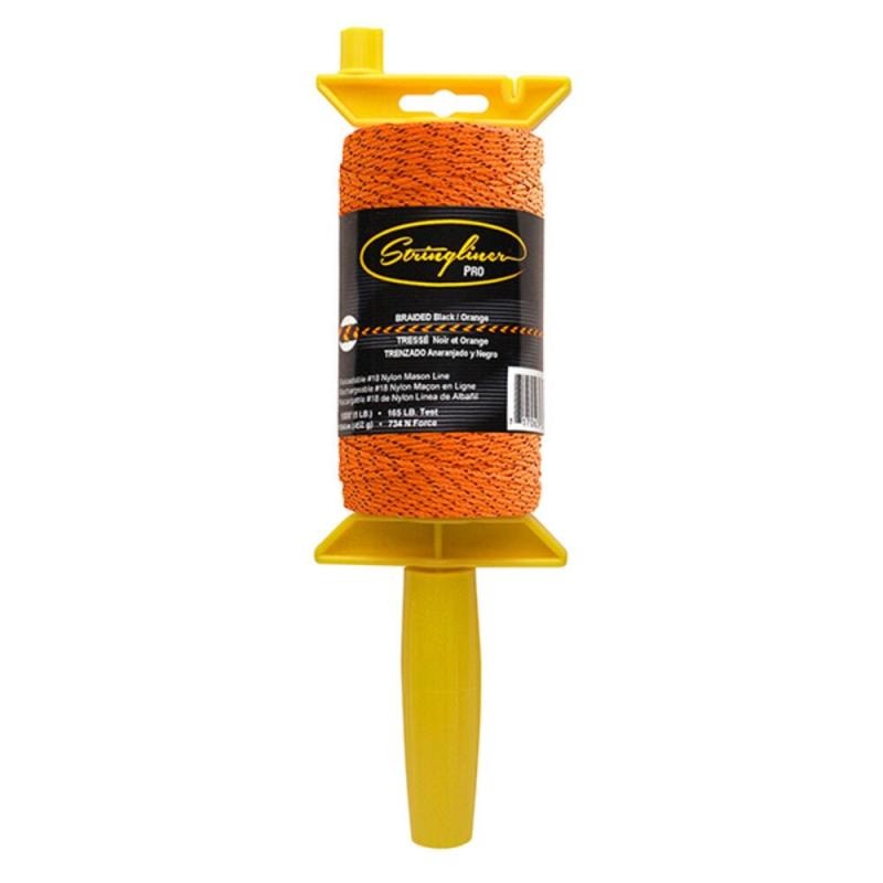 US Tape 25791 Stringliner Pro Masons Line Reels Black/Orange 1000 Feet