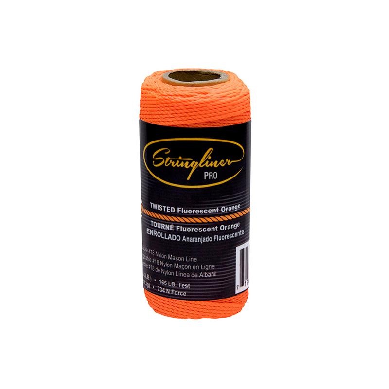 US Tape 35006 #18 Construction Replacement Roll TWISTED FL. ORANGE 135'