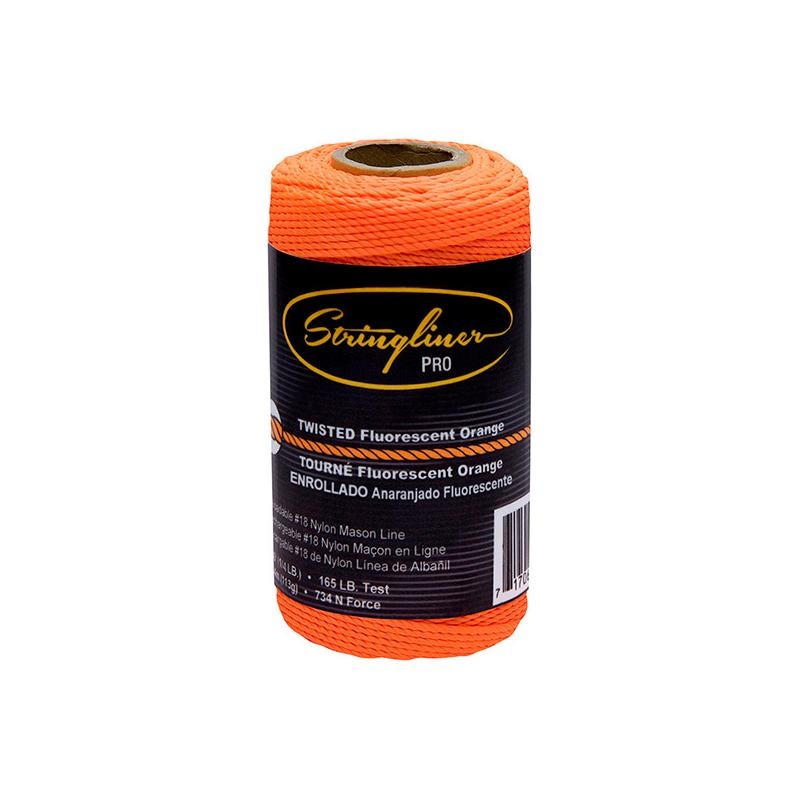 US Tape 35106 #18 Construction Replacement Roll TWISTED FL. ORANGE 270'