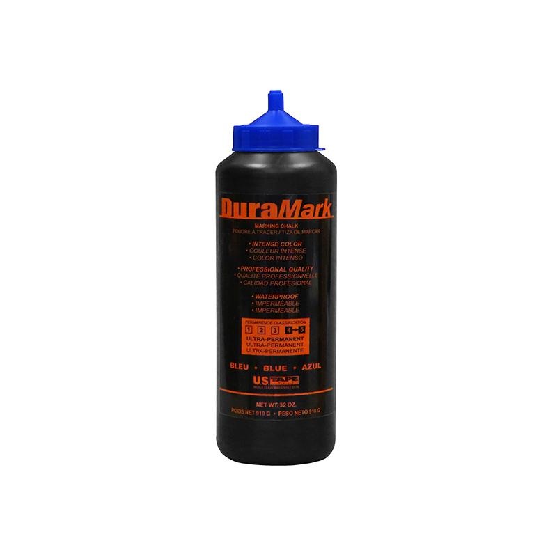 US Tape 78132 DuraMark Chalk 32 oz. Blue Chalk - Permanent