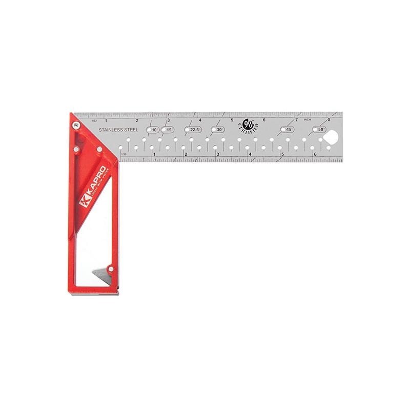 Kapro 353-08 8" Ledge-It Squares Try and Mitre Squares, Retractable metal