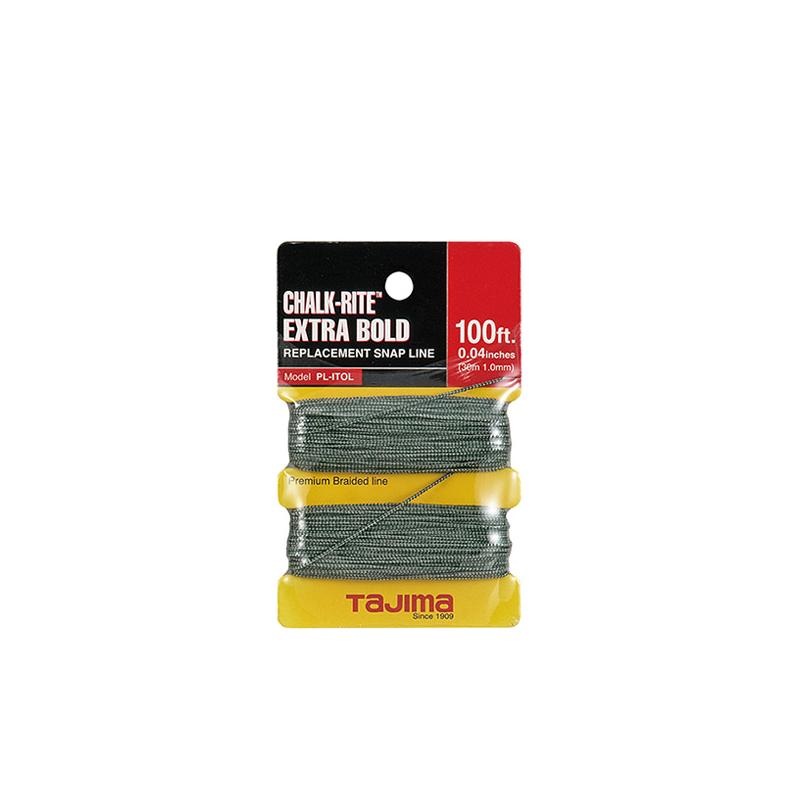 Tajima PL-ITOL Chalk-Rite Extra Bold braided line, 1.0 mm x 30m / 100 ft.
