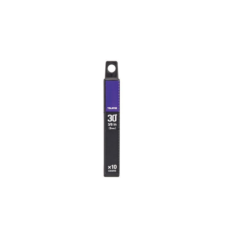 Tajima Tools CB39RBH Premium Cutter Series, 30Acute Angle Razar Black Blade, 7-Point, 10-Blade, Hard Case