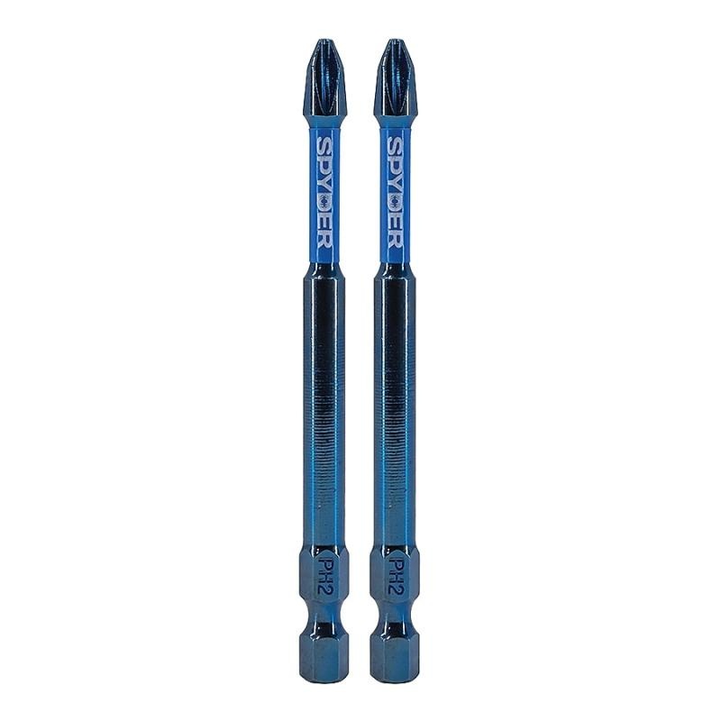 Spyder 19057 Phillips 1/4-in x 3-1/2-in PH2 Impact Driver Bit (2-Piece)