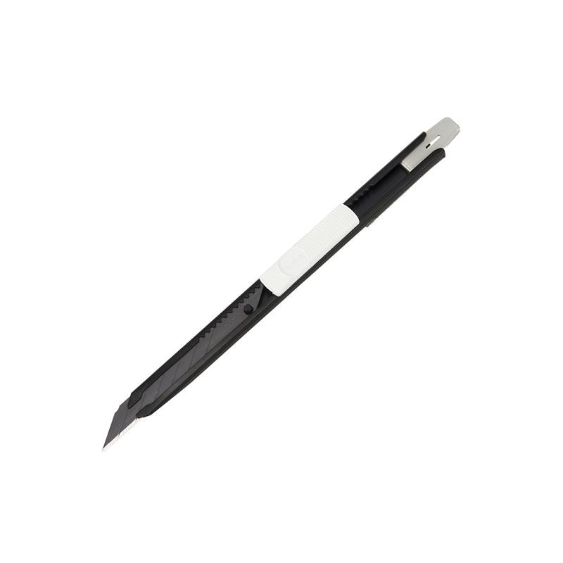 Tajima Tools DC390B Premium Cutter Series, Precision Craft, Auto Lock Blade Lock, 1 x 30Acute Angle Razar Black Blade