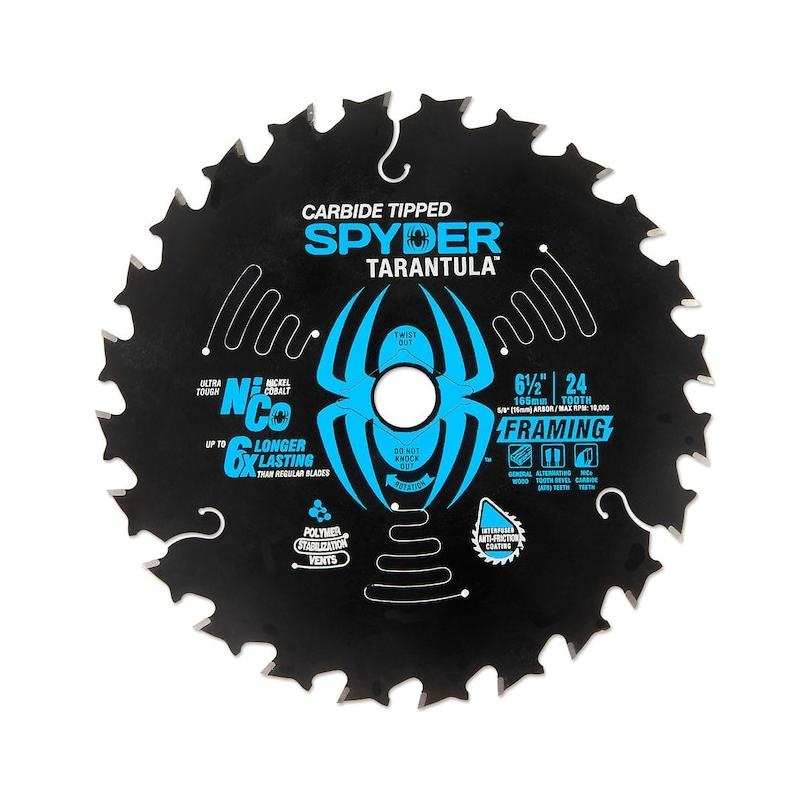 Spyder 13004 6-1/2in 24T Framing Blade