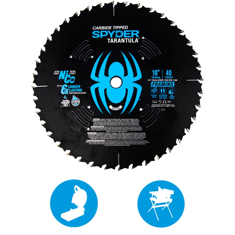 Spyder 13056 10 Inch 40T General Purpose - Ring Pack