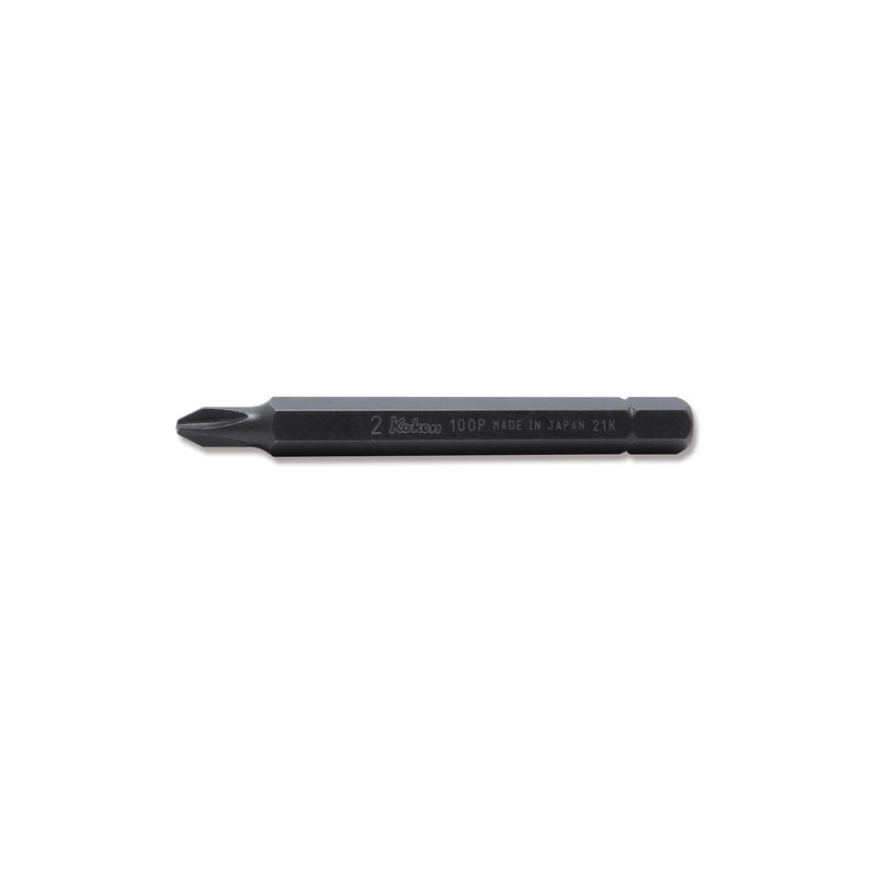 Ko-Ken 100P.80-2 5/16 Hex Dr. Bit PH2 Length 80mm