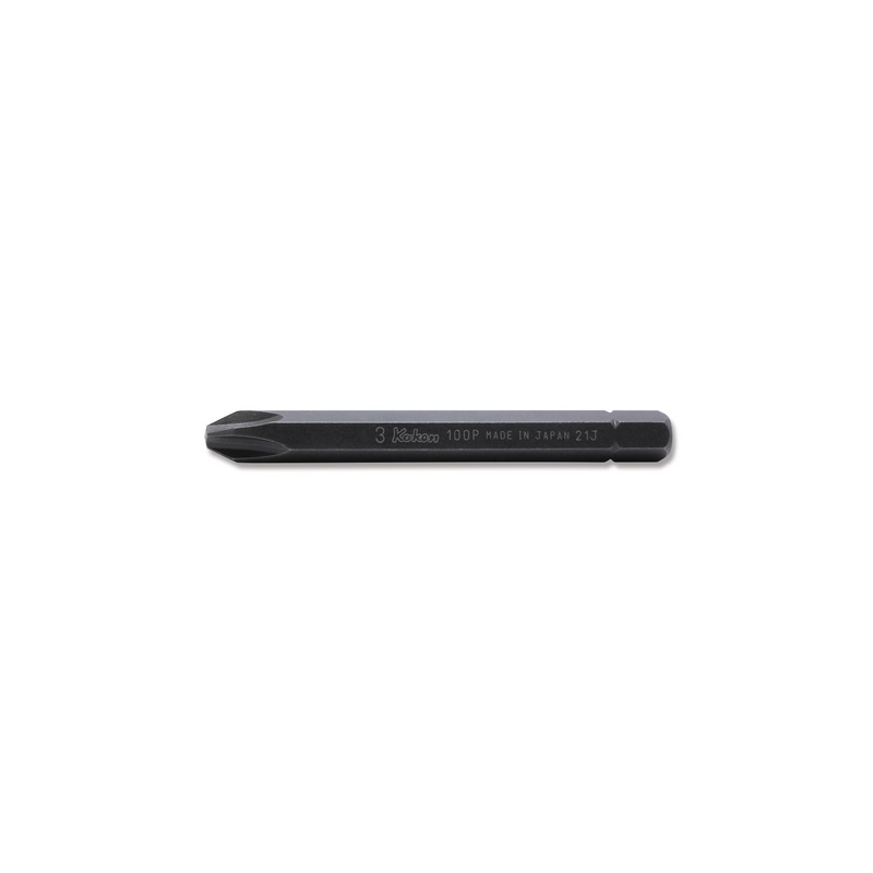 Ko-Ken 100P.80-3 5/16 Hex Dr. Bit PH3 Length 80MM