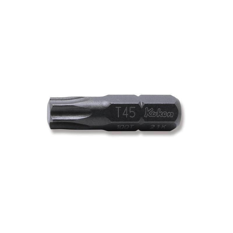 Ko-Ken 100T.32-T45 5/16 Hex Dr. Bit TORX T45 Length 32mm