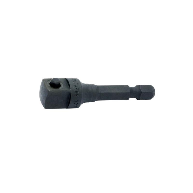 Ko-Ken 112-50P 1/4 Inch Hex Drive Adaptors 3/8 Square Length 50mm Pin type