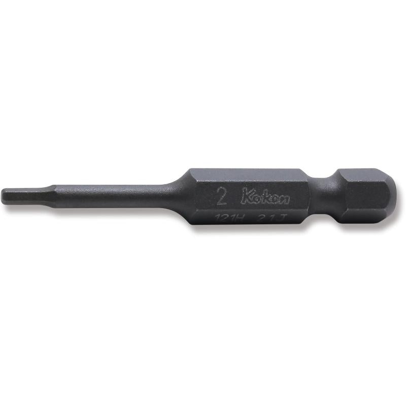 Ko-Ken 121H.50-2 Bit 2 MM Hex 50 MM 1/4 Hex Drive