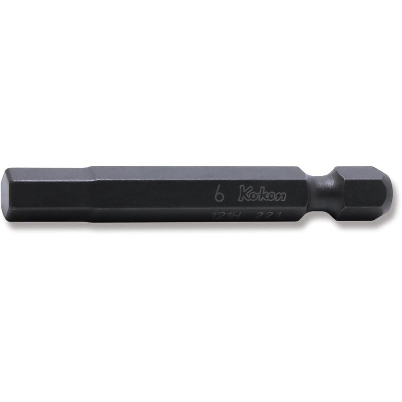 Ko-Ken 121H.50-6 Bit 6 MM Hex 50 MM 1/4 Hex Drive