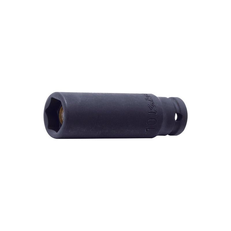 Ko-Ken 12300G-14 1/4 In Sq. Dr. Socket 14 mm 6 Point Length 48 mm Slide Magnet