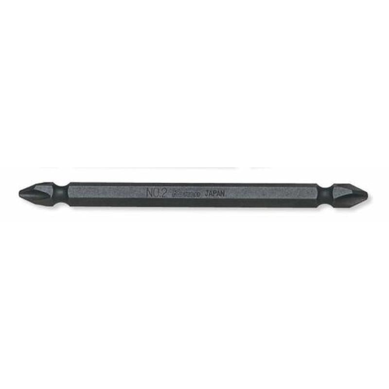 Ko-Ken 123PG.100-2(9) Double Ended Bit PH2 100mm Magnetized 1/4 Hex Drive