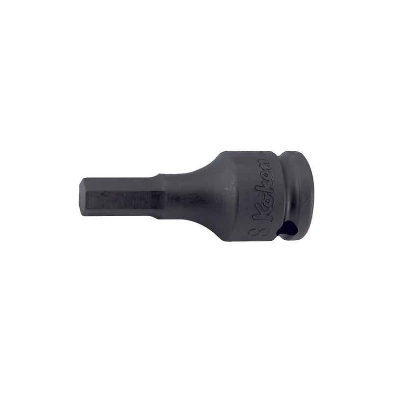 Ko-Ken 13012M.52-10  Bit Socket 10mm Hex 52mm 3/8 Sq. Drive