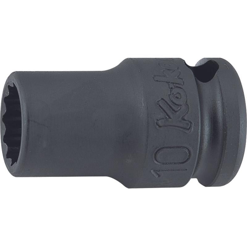 Ko-Ken  13406A-1/4 3/8 Sq. Dr. Socket 1/4 12 point Length 32mm Thin walled
