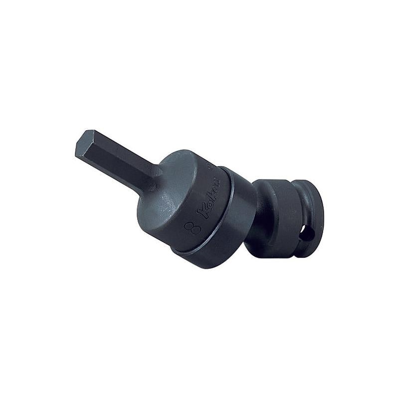 Ko-Ken 13430M-10 Universal Bit Socket 10 MM Hex 74 MM 3/8 Sq. Drive