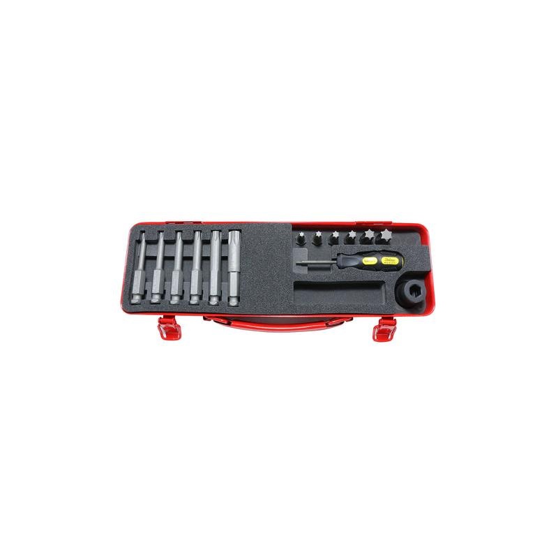 Ko-Ken 14210T Bit + Bit Holder Set TORX T30-T60 14 pieces 1/2 Sq. Drive