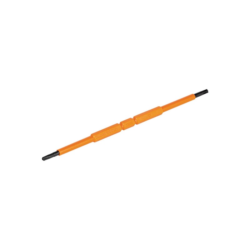 Klein Tools 13158INSP Screwdriver Blades, Insulated Double-Ended TORX, 2-Pack