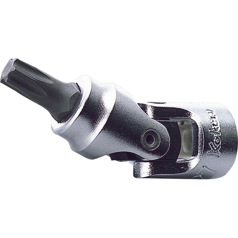 Ko-Ken 2430T-T10 1/4 Sq. Dr. Universal Bit Socket TORX T10 Length 42mm