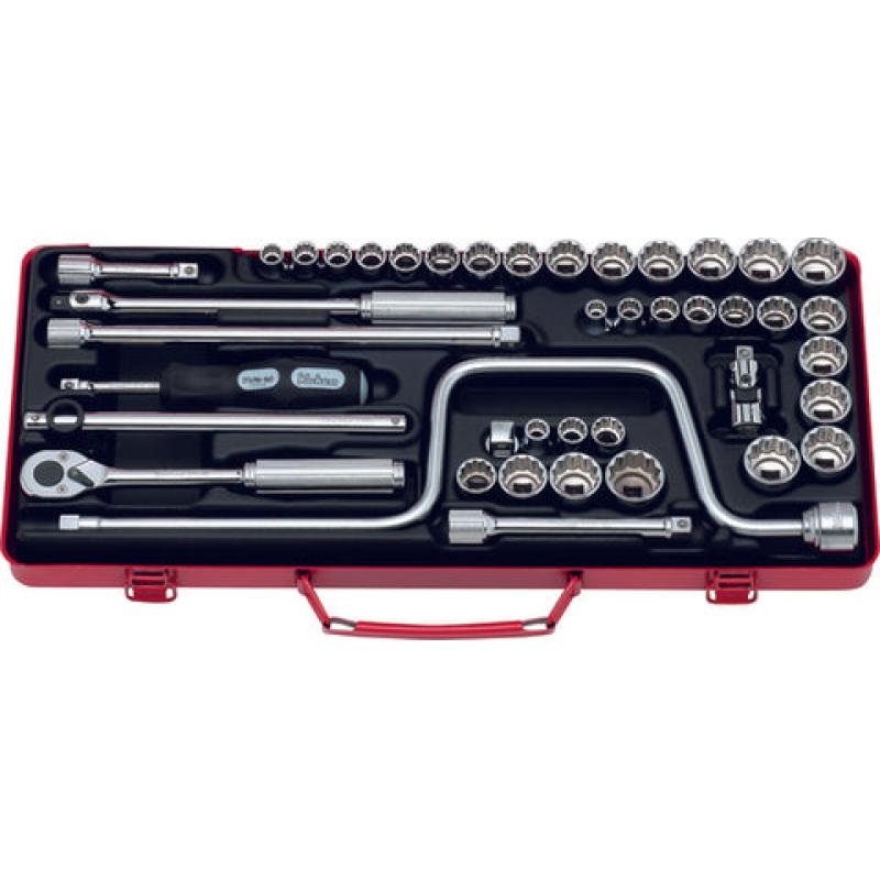 Ko-Ken 3201AMW Socket set 12 Point 42 pieces 3/8 Sq. Drive