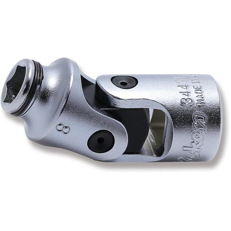 Ko-Ken 3441M-8 3/8 Sq. Dr. Universal Socket 8mm Nut Grip Length 46mm