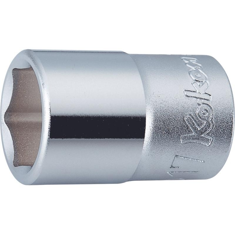 Ko-ken 4400M-9 Hex 1/2"Sq. Drive 6 Point Socket 9 mm L.37 mm