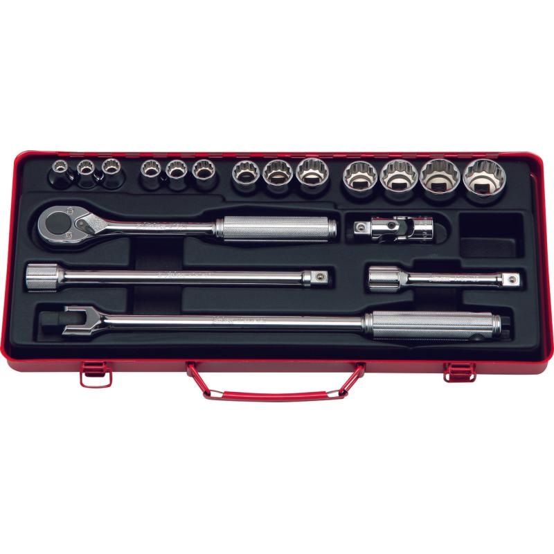 Ko-ken 4261M 1/2"Sq. Drive 12 Point Socket Set 18 Pcs