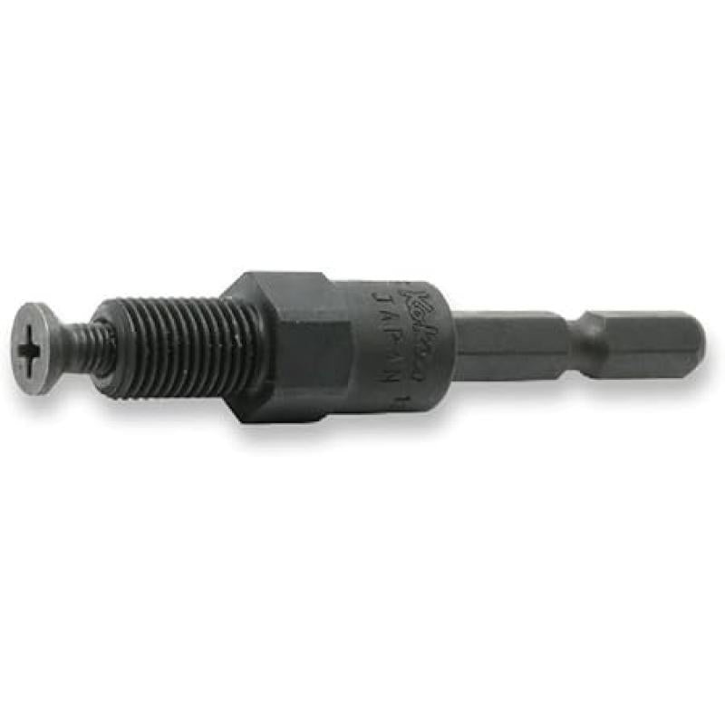 Ko-Ken 184.64-3/8X24UNF 1/4 Hex Dr. Drill Chuck Adaptor 3/8 x 24UNF Length 64mm