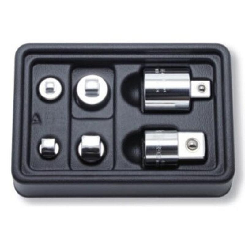 Ko-Ken PK2346/6 1/4, 3/8, 1/2, 3/4 Sq. Dr. Adaptor set 1/4, 3/8, 1/2, 3/4 ABS Tray 6 pieces
