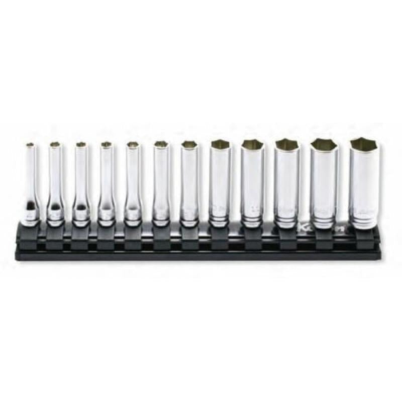 Ko-ken RS2300MZ/12 Hex 1/4"Sq. Dr. 6 Point Z-series Socket set 4-14 mm 12 Pcs