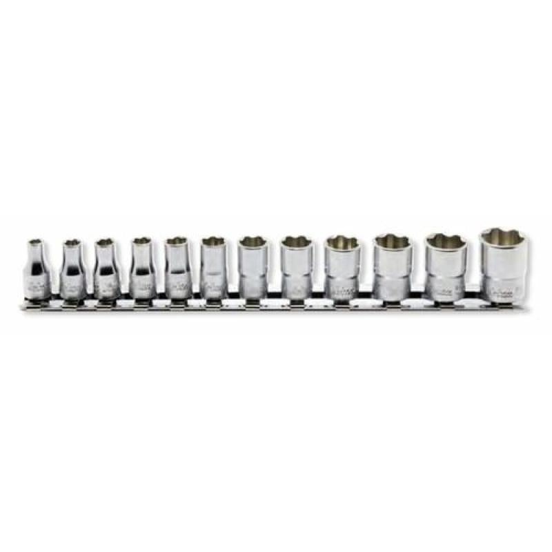 Ko-Ken RS2410M/12 1/4 Sq. Dr. Socket set 4-14mm Surface 12 pieces