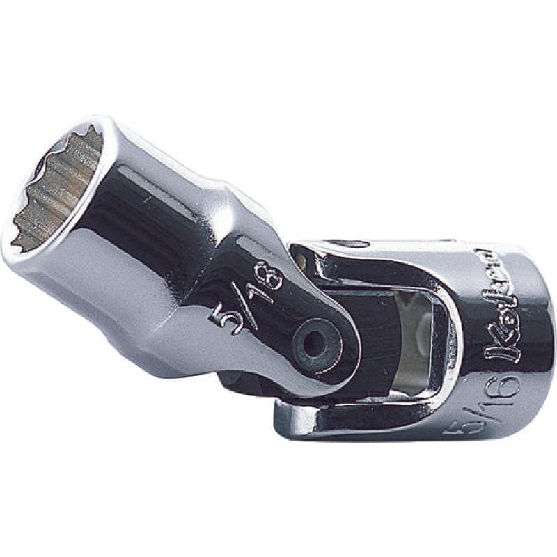 Ko-Ken AS2445A-7/16 1/4 In Sq. Dr. Universal Socket 7/16 In 12 Point Length 39.1mm Aerospace