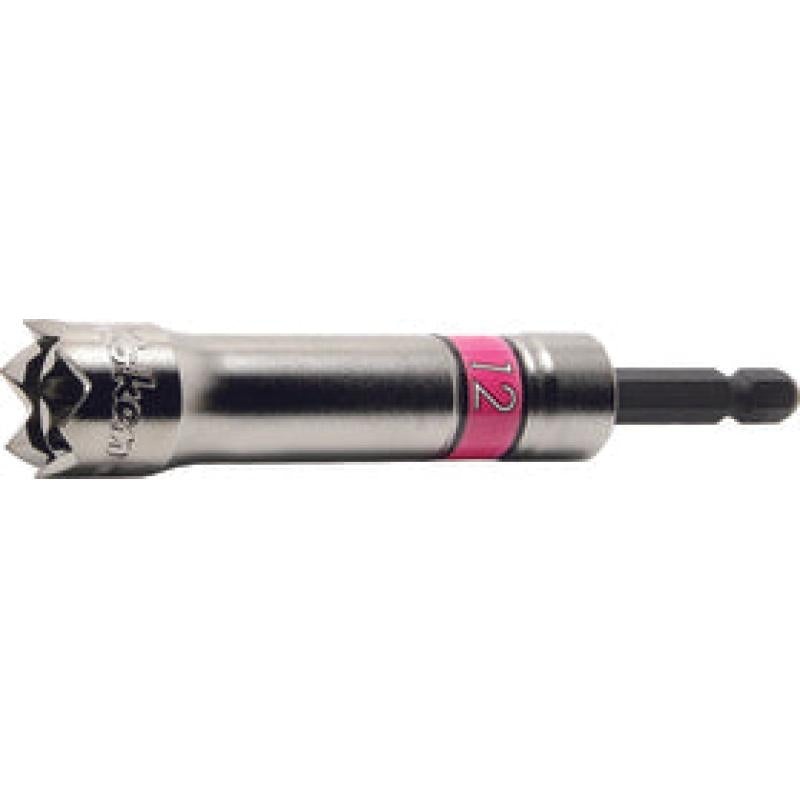 Ko-Ken BD013E-12 1/4 Hex Dr. Cement Paste Remover 12mm 6 point Length 105mm For Construction site