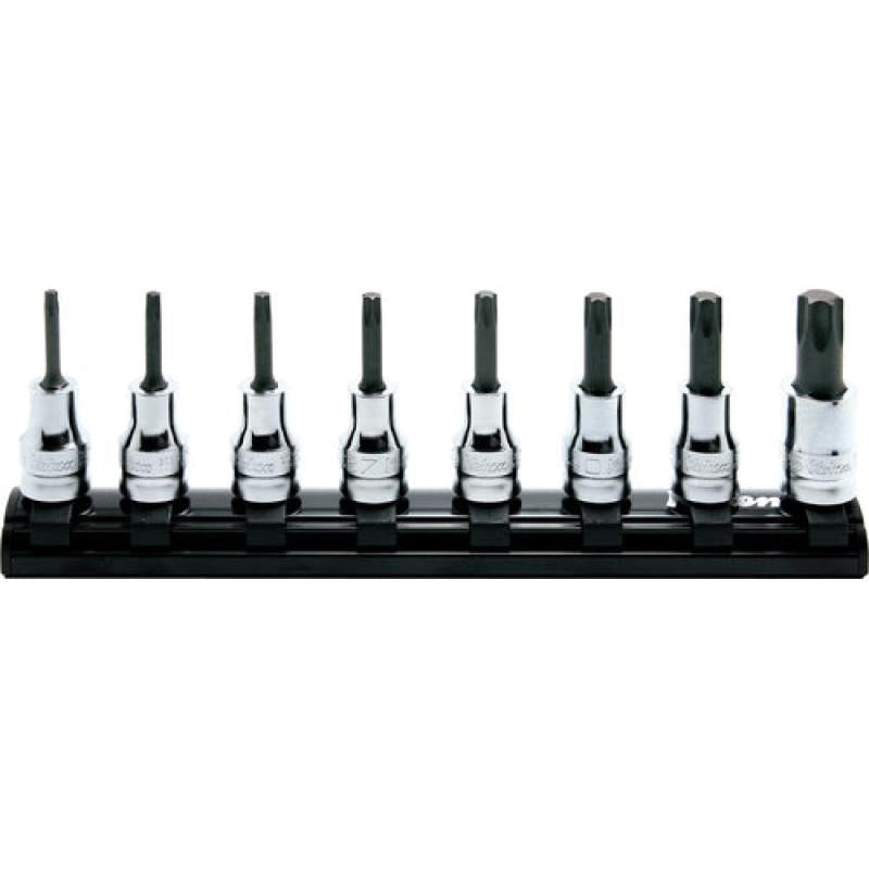 Ko-Ken RS3025Z/8-L50 Bit Socket Set TORX T20-T55 200mm Z-series 8 Pieces 3/8 Sq. Drive