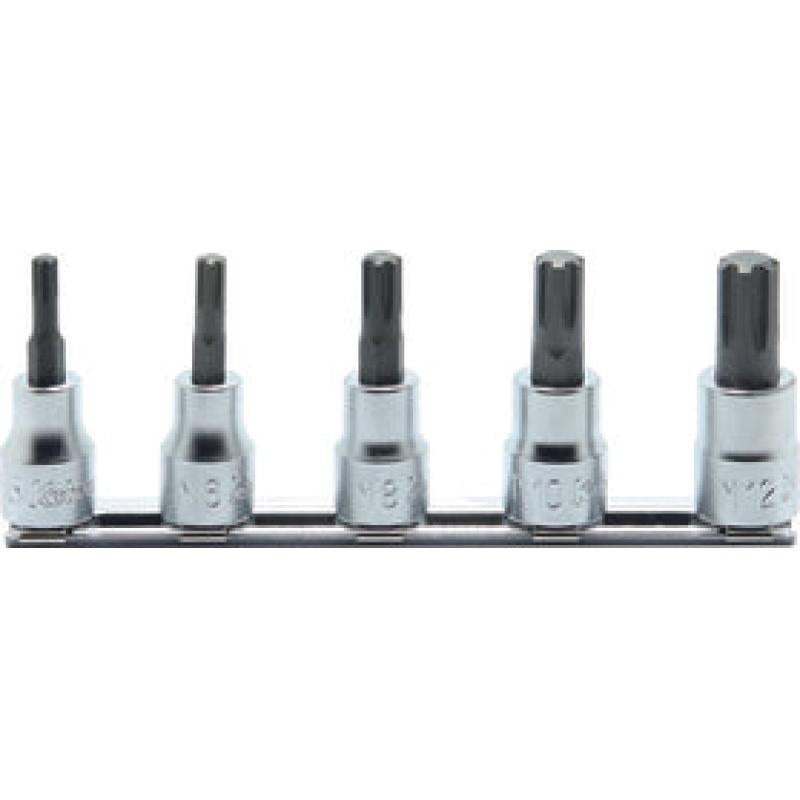 Ko-Ken RS3027/5-L50 Bit Socket Set Ribe-CV M5-M12 150 MM 5 Pieces 3/8 Sq. Drive