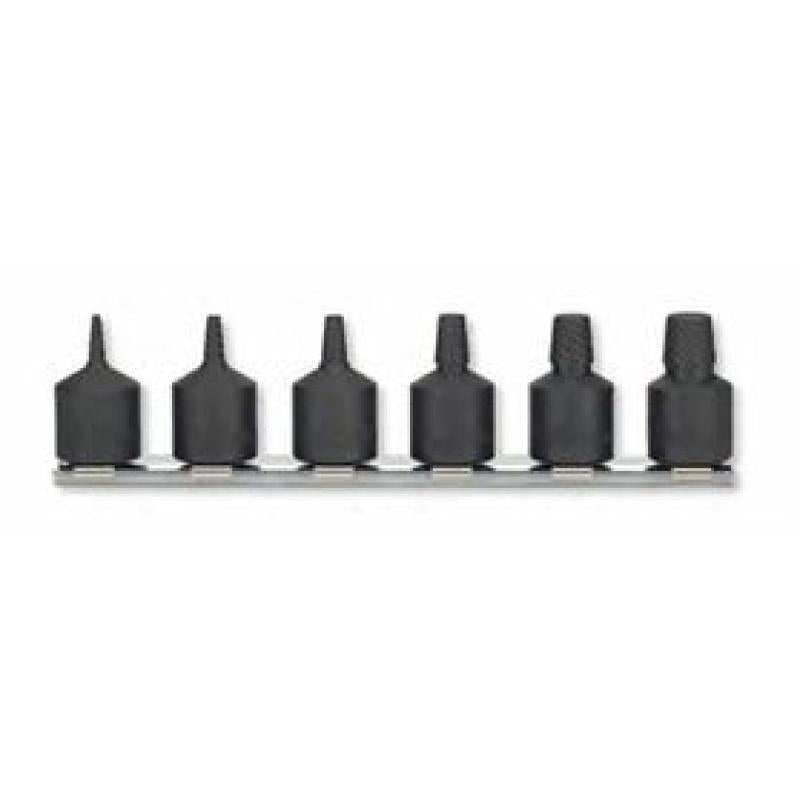 Ko-Ken RS3129/6-L32 3/8 Sq. Dr. Bolt Twister set 2mm-10mm Length 32mm 6 pieces