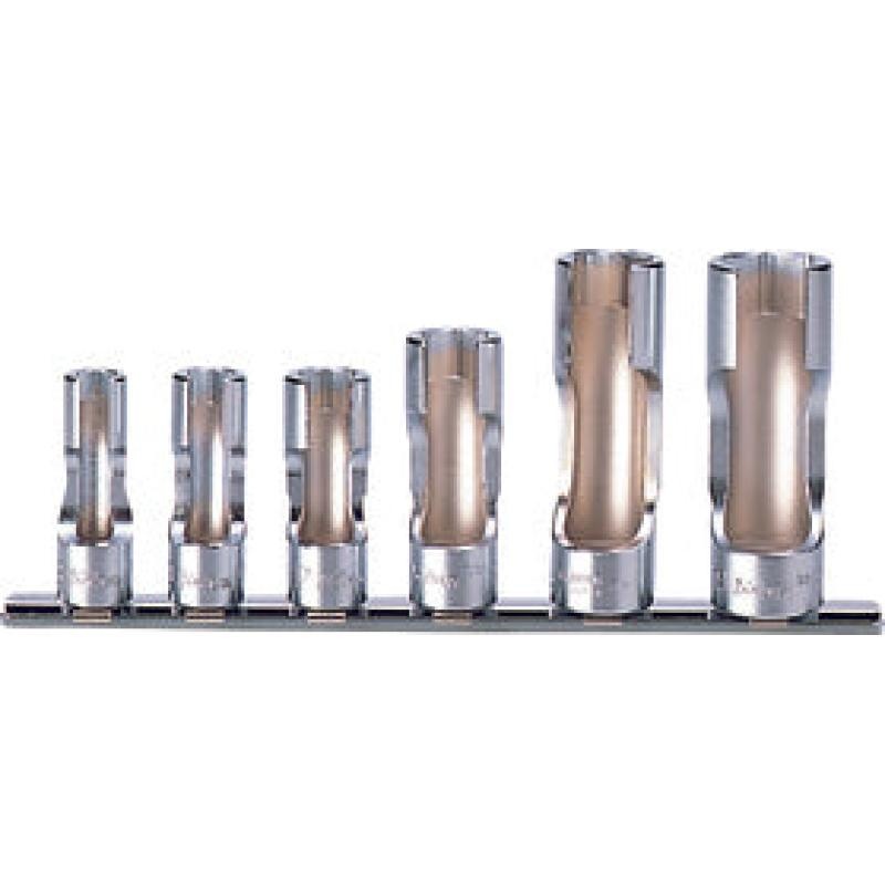 Ko-Ken RS3300FN/6 3/8 Sq. Dr. Socket set 8mm-19mm Flare Nut 6 pieces