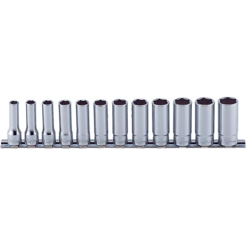 Ko-Ken RS3300M/12 3/8 Sq. Dr. Socket set 8mm-19mm 6 point 12 pieces
