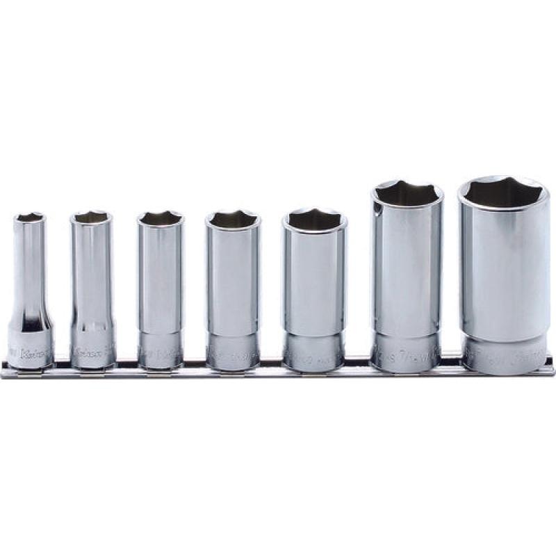 Ko-ken RS3300W/7 3/8"Sq. Dr. 6 Point Socket set Whitworth 1/8-1/2" 200 mm 7 Pcs